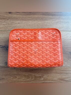 Goyard Toiletry Bag - Orange